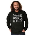 thumbnail image 1 of Welcome Back Reality Attitude Gym Unisex Plus Fleece Graphic Hoodie Brisco Brands 2X, 1 of 5