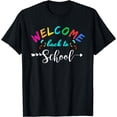 thumbnail image 1 of Welcome Back To School TShirt Funny Teacher Love TShirt T-Shirt Black 3X-Large, 1 of 4