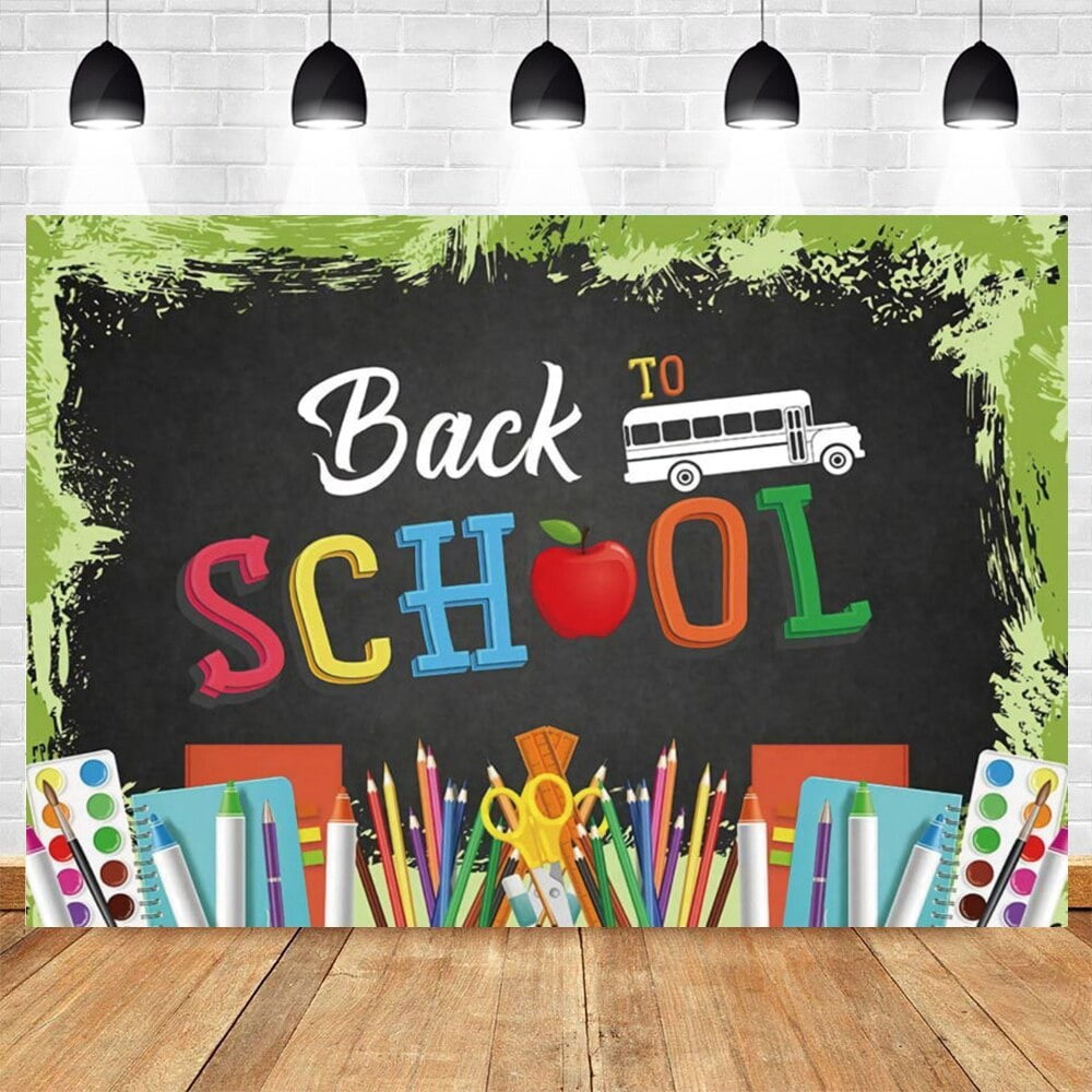 Welcome Back to School Backdrop Children Baby Student Photography ...