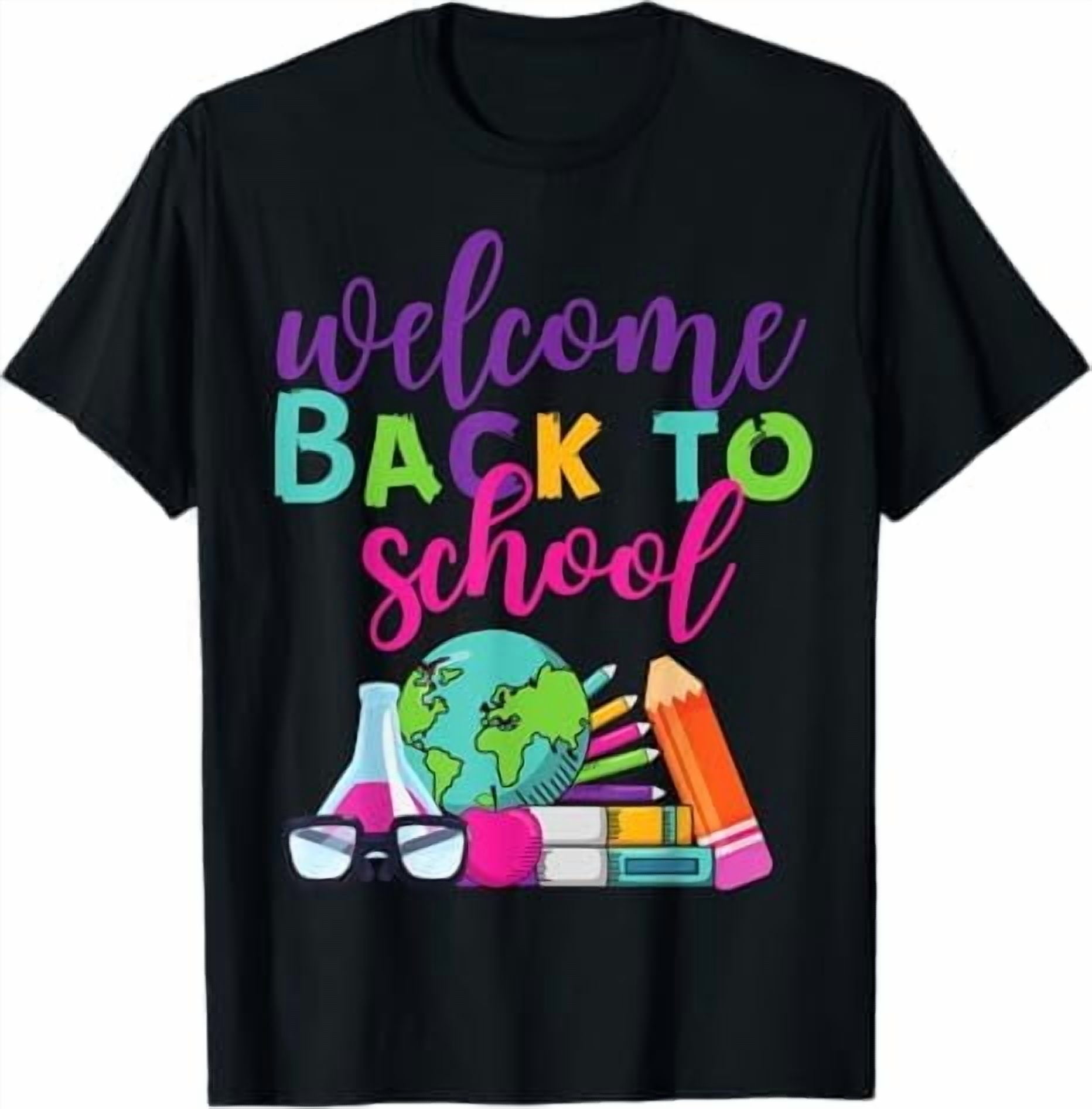 Welcome Back to School Funny Teachers Students T Shirt First Day of ...