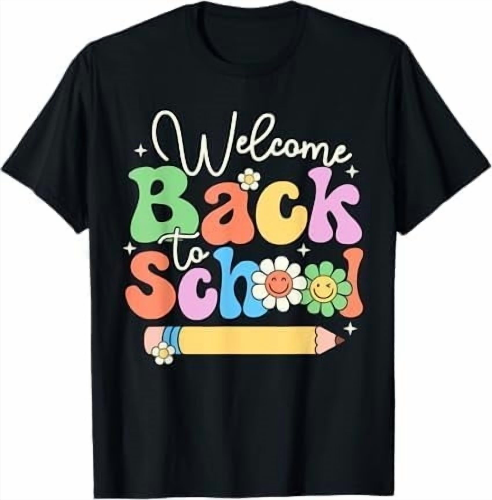 Welcome Back to School Tee, Funny First Day Shirt for Teachers and ...