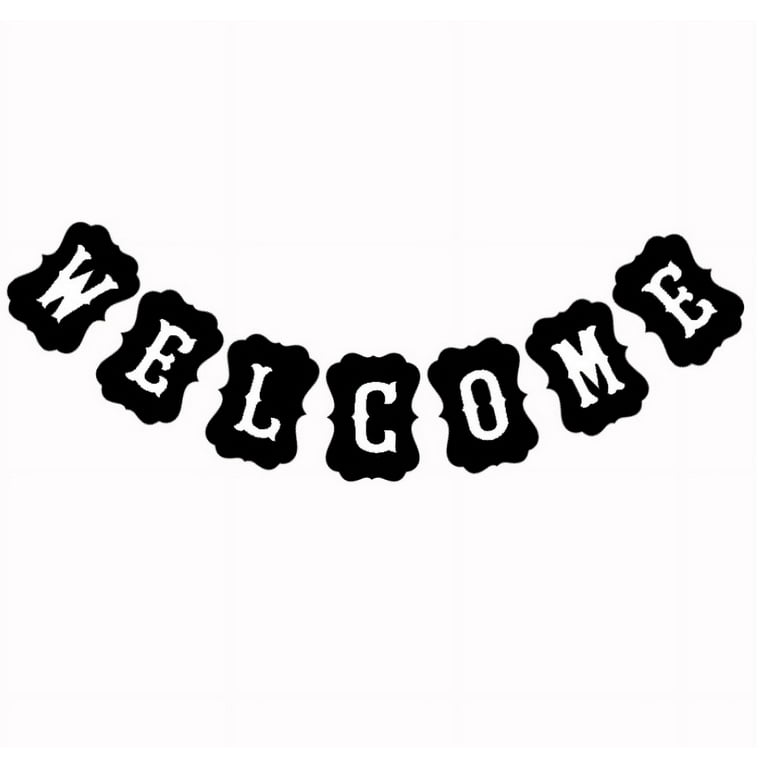 Welcome Banner Sign Large Welcome Home Banner Great for