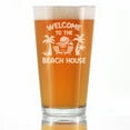 thumbnail image 1 of Bevvee Pint Glass 16 oz Welcome Beach House Beach House Owner Gifts Beer Glasses, 1 of 4