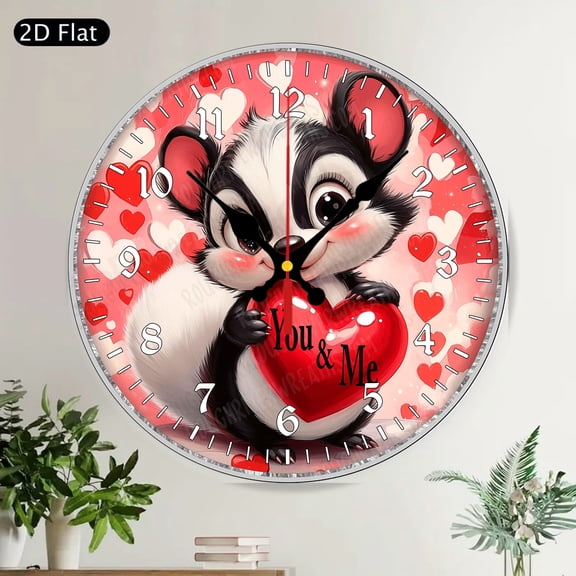 Welcome Beach Seashell Starfish Round Wall Clock Silent Non-Ticking Coastal Home Decor