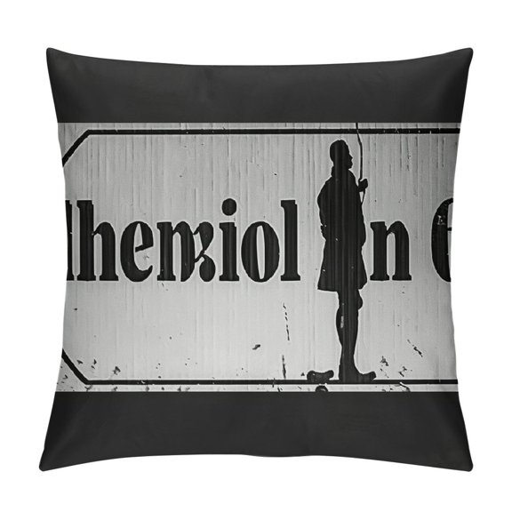 Welcome to Camp Life is Best When You are Camping Wild Life Animal Bear Decorative Throw Pillow Cover Cushion Case Material Lumbar for Outdoor Sofa Couch Bed