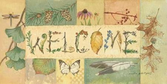 Welcome Canvas Art - Anita Phillips (10 x 20)