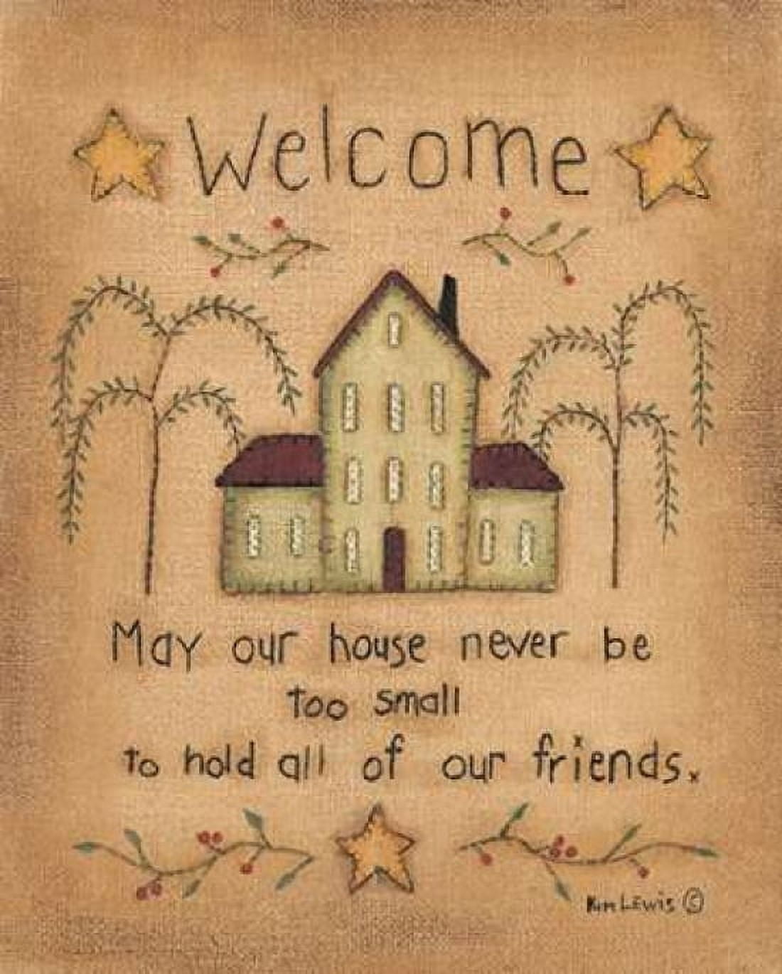 Welcome Canvas Art - Kim Lewis (24 x 30)