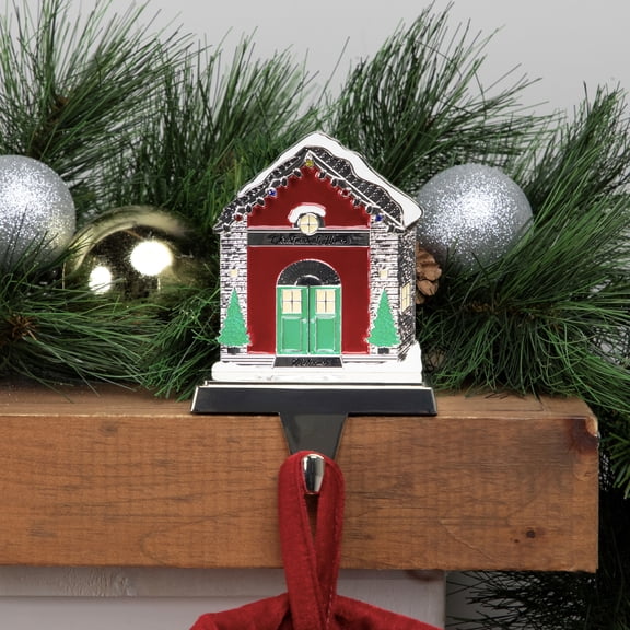 Welcome Christmas At Home House Stocking Holder - 4.5"