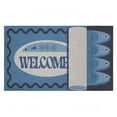 thumbnail image 1 of Welcome Coastal Tuna Outdoor Door Mat, design by Lil' Rue, 18"x30", 1 of 9