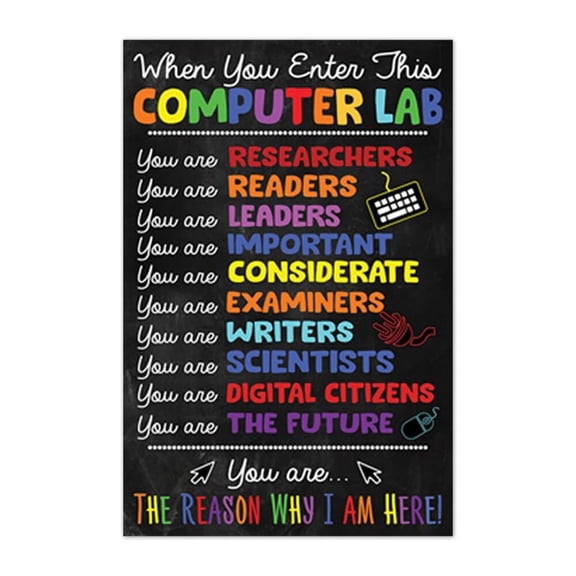Welcome to Computer Lab Sign Poster5, Computer Science, Science Classroom, When You Enter This Computer Lab, Computer Shortcuts Poster, Computer Lab Sign, Technology