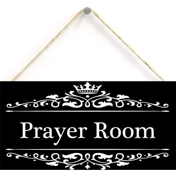Welcome Decor Sign, Hanging Wood Sign Home Decorative,Prayer Room Sign Door Sign Decorative Wood Sign Home Decor,Wall Art
