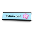 thumbnail image 1 of Welcome Desk, Cute Reception Desk Sign (2 x 8"), 1 of 3
