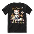 thumbnail image 1 of Welcome Devon Rex Back to School Vintage Retro Shirt T-shirt Unisex Merch Cat Lover Kitten Owner Gifts - 02012, 1 of 6