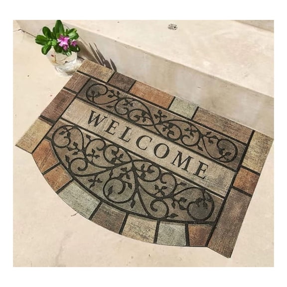 Welcome Door Mats 24x36 inch Heavy Duty Outdoor Doormats Non-Slip Rubber Backing Entryway Mats Large Front Door Mats for Home Garage Patio High Traffic Areas