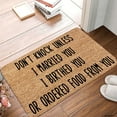 Door Mats Don't Knock Unless I Married You Birthed You Ordered