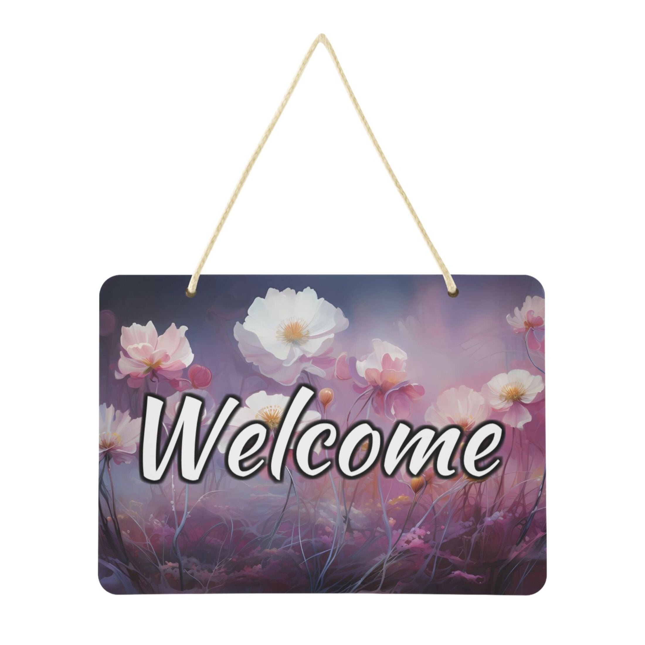 Welcome Door Sign Decoration 13.8