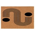 thumbnail image 1 of Welcome Doormat Coco Coir Door Mat Gift Mid Century Modern V2 (24" x 16"), 1 of 1