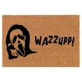 thumbnail image 1 of Welcome Doormat Coco Coir Door Mat Gift Scary Ghost Wazzup Funny Horror Halloween (24" x 16"), 1 of 1