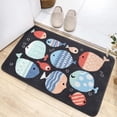 thumbnail image 1 of Welcome Doormat Cute Fish Flocking Indoor Outdoor Entrance Door Mat Bath Rug Decorative Front Door Mats Kitchen Door Mats Porch Mats Home Decor 30 x18 Inch, 1 of 5