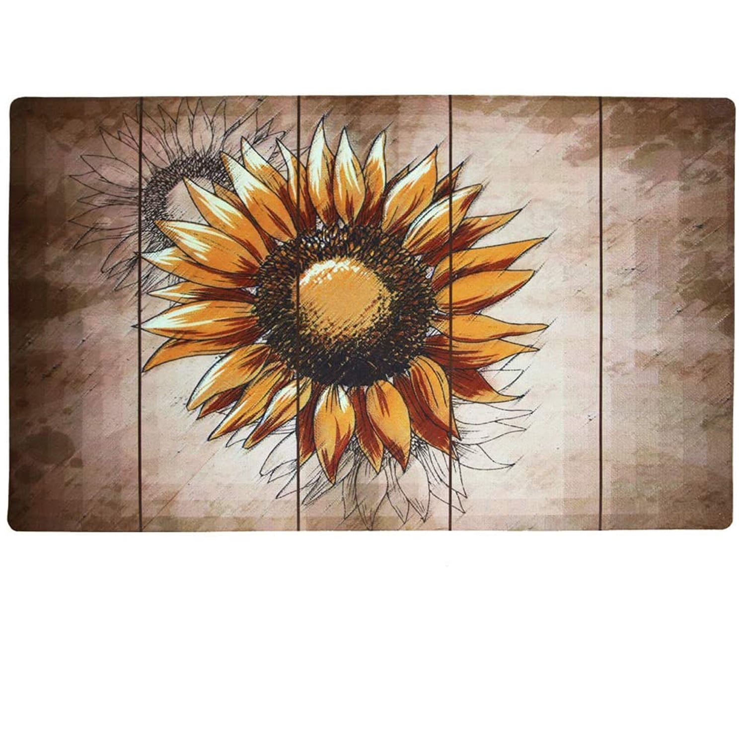 Welcome Doormat, Entrance Mat Floor Mat Rug for Indoor Outdoor Front Door with Non-Slip Rubber Backing