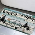 thumbnail image 1 of Welcome Doormat Happy Camper Indoor Outdoor Entrance Door Mat Bath Rug Decorative Front Door Mats Kitchen Door Mats Porch Mats Home Decor 16x24 Inch, 1 of 6