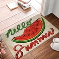 thumbnail image 1 of Welcome Doormat Hello Summer Watermelon Indoor Outdoor Entrance Door Mat Bath Rug Decorative Front Door Mats Kitchen Door Mats Porch Mats Home Decor 30 x18 Inch, 1 of 5