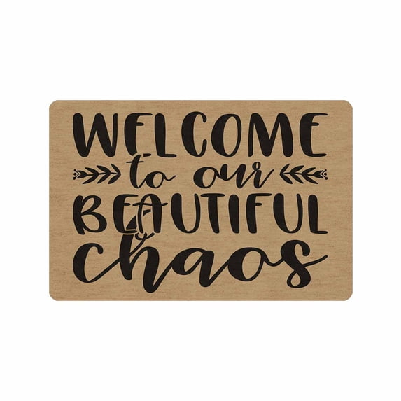 Welcome Doormat Mat Indoor Outdoor Welcome Door Mat for Entryway Porch Halloween Housewarming Gift Halloween Doormat Funny Doormat - 24x16Inch 30x18Inch