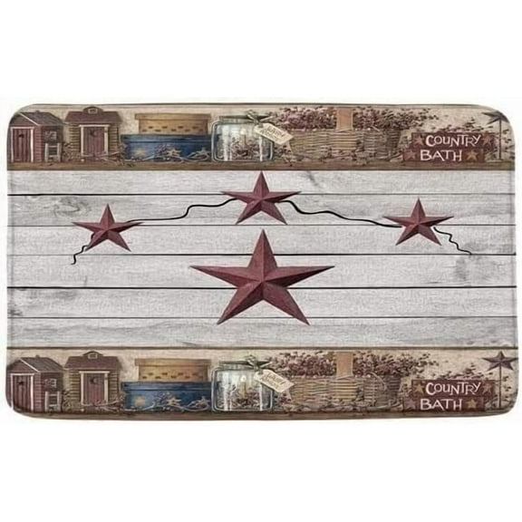 Welcome Doormat Rusty Western Country Primitive Outhouse Indoor Outdoor Entrance Door Mat Bath Rug Front Door Mats Kitchen Door Mats Porch Mats Home Decor ch 16x24 Inch