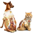 thumbnail image 1 of Welcome Fall Abyssinian Enjoys School Time Autumn Fall Leaves Hawaiian Summer Shirt for Small Medium Large Dog Cat Cat Lover Kitten Owner Gifts - 02013, 1 of 6