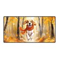 thumbnail image 1 of Welcome Fall Beagle Strolling Through the Autumn Maple Forest Desk Mat Full Keyboard Mouse Pad Beagles Dog Lover Gifts Idea Large Mousepad - 12012, 1 of 5