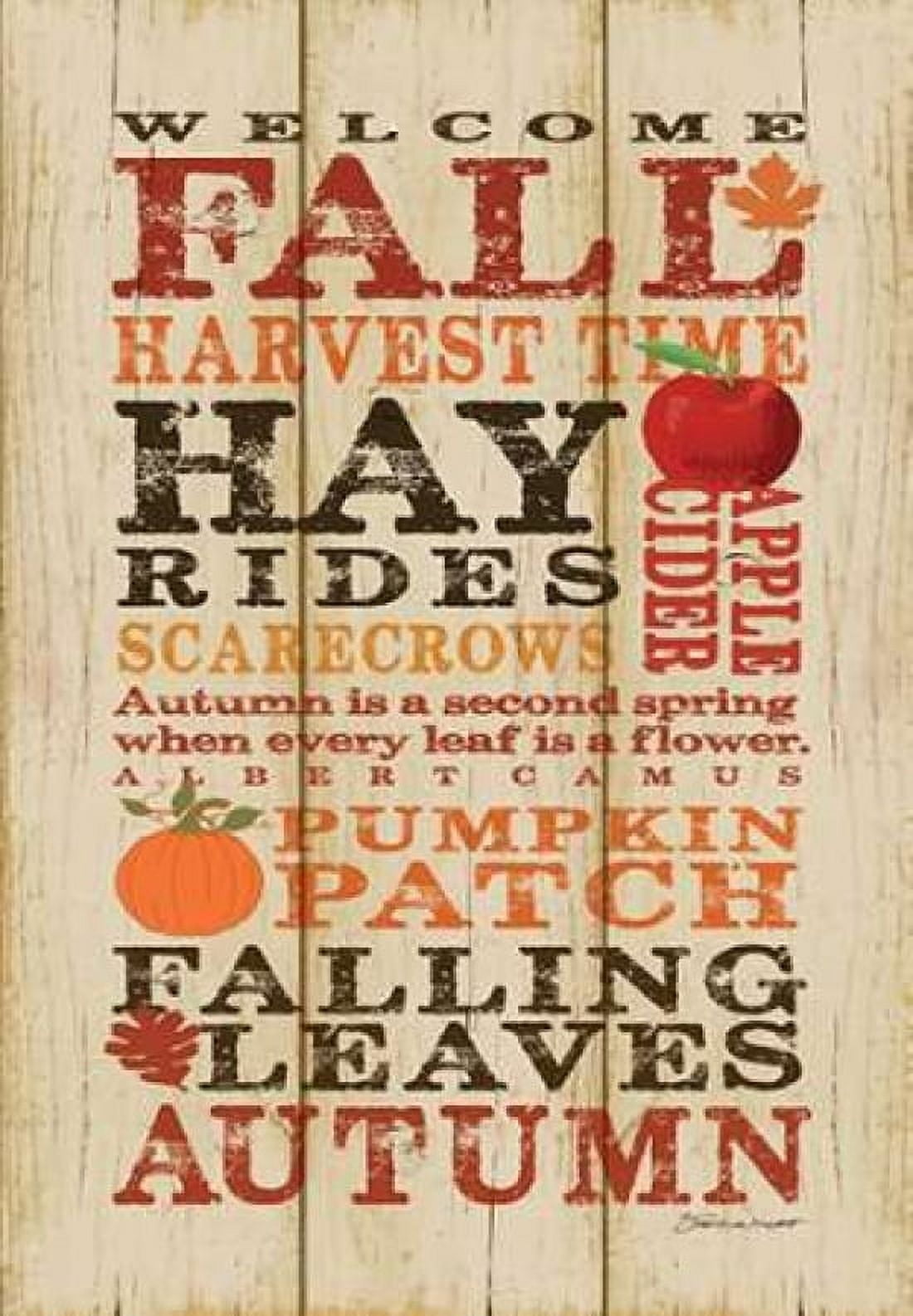 Welcome Fall Canvas Art - Stephanie Marrott (20 x 28)