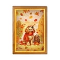 thumbnail image 1 of Welcome Fall Cocker Enjoys School Time Autumn Fall Leaves Acrylic Plaque with Wood Photo Frame Box Cockers Dog Lover Gifts Light Box - 02013, 1 of 5
