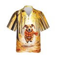 thumbnail image 1 of Welcome Fall Dachshund Strolling Through the Autumn Maple Forest Hawaiian Shirt Breathable Summer Unisex Merch Wiener Dog Lover Gifts Idea - 12012, 1 of 6