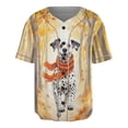 thumbnail image 1 of Welcome Fall Dalmatian Strolling Through the Autumn Maple Forest All Over Print 3D Baseball Shirt Dog Lover Softball Sport - 12012, 1 of 6