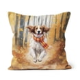thumbnail image 1 of Welcome Fall English Setter Strolling Through the Autumn Maple Forest Pillow Cushion Double Sided Dog Lover Throw Pillow - 12012, 1 of 4