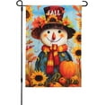 thumbnail image 1 of Welcome Fall Garden Flag Vertical Double Sided 12x18inch Snowman Sunflower Pumpkin Small Garden Flag for Outside Farmhouse Seasonal Holiday Yard Decor, 1 of 6