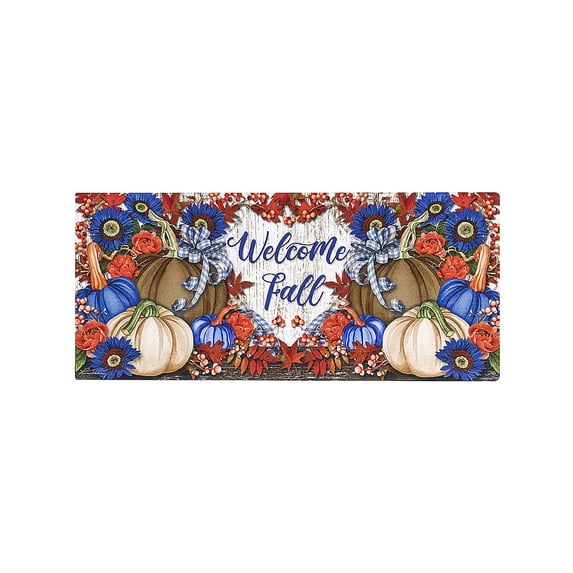 Welcome Fall Neutral Sassafras Mat