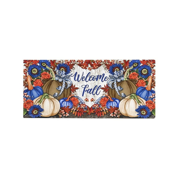 Welcome Fall Neutral Sassafras Mat