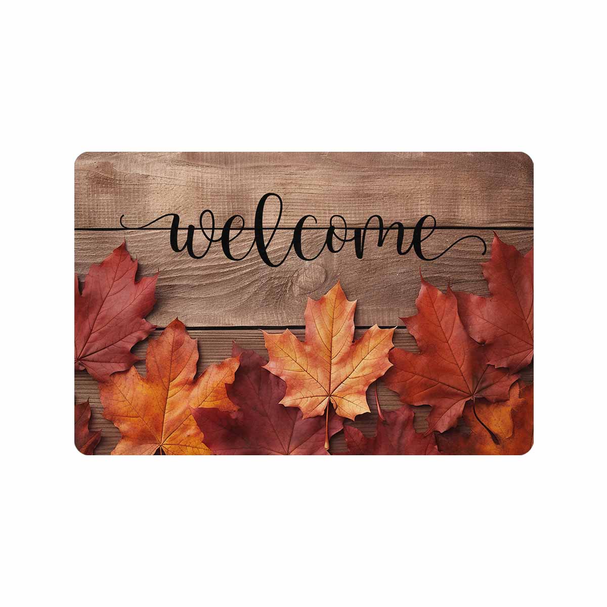 ZKGK Nature Bamboo Wall NonSlip Doormat Indoor/Outdoor/Bathroom