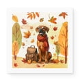 thumbnail image 1 of Welcome Fall Rhodesian Ridgeback Enjoys School Time Autumn Fall Leaves Vinyl Sticker Ridgebacks Dog Lover Gifts Waterproof Decal Art Decor - 02013, 1 of 5