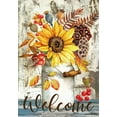 thumbnail image 1 of Welcome Fall Sunflower Jar Decoration Autumn House Flag Outdoor Yard Flag 28" x 40", 1 of 6