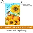 thumbnail image 1 of Welcome Fall Sunflower Pumpkin Harvest Decoration Vertical Garden Flag Autumn Thanksgiving Farmhouse Outdoor Yard Banner 12" x 18", 1 of 6