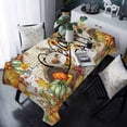thumbnail image 1 of Welcome Fall Tablecloth Rectangle Table Cloths 54x108 , Waterproof Tablecloth Outdoor Table Cloth, Farmhouse Thanksgiving Pumpkins Washable Table Cover for Kitchen Dining Party, 1 of 8