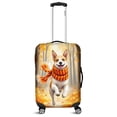 thumbnail image 1 of Welcome Fall Toy Fox Terrier Strolling Through the Autumn Maple Forest Travel Luggage Cover Dog Lover Suitcase Dust Protective Decor - 12012, 1 of 5