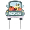thumbnail image 1 of Welcome Fall Truck Stake Metal Yard Sign, 1 of 1