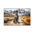 thumbnail image 1 of Welcome Fall Western Cowboy Cane Corso Enjoys Majestic Autumn Indoor Rug Italian Mastiff Dog Lover Gifts Idea Carpet Living Bed Room Sofa Home Decor - 01007, 1 of 5
