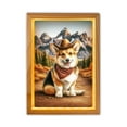 thumbnail image 1 of Welcome Fall Western Cowboy Corgi Enjoys Majestic Autumn Acrylic Plaque with Wood Photo Frame Box Welsh Corgi Dog Lover Gifts Idea Light Box - 01007, 1 of 5