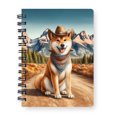 thumbnail image 1 of Welcome Fall Western Cowboy Shiba Inu Enjoys Majestic Autumn Spiral Bound Journal Shibas Dog Lovers Gifts Idea 5x7in Spiral Notebook - 01007, 1 of 5