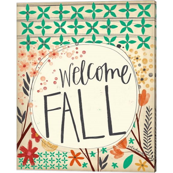 Welcome Fall by Katie Doucette, Canvas Wall Art, 16W x 20H