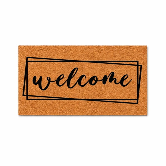 WoodByStu Doormat - Welcome Door Mat (36"x72")